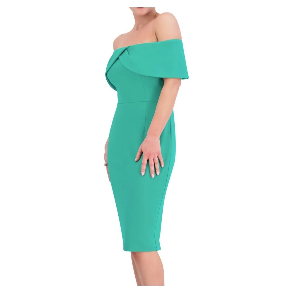 New vince camuto off shoulder teal green dress size 2